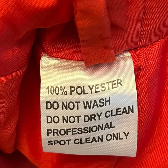 NWT JJ’s House Red Chiffon Embellished Formal Dress SZ 8 - Picture 15 of 16